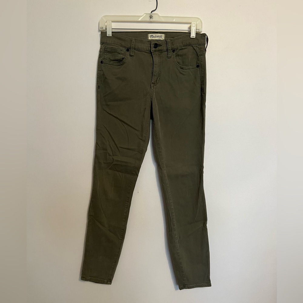 Madewell High Riser Skinny Jeans - Olive
